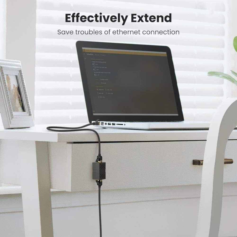 Ethernet Extender Couplers (2-Pack) – 1000Mbps, Nickel-Plated Female Connectors