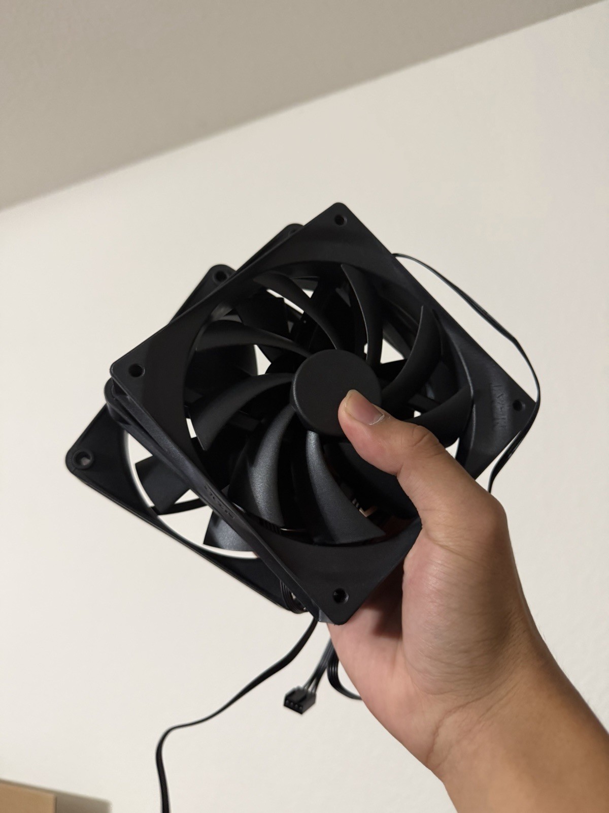 3x NZXT F120 120mm PWM Case/Radiator Fans Black Tested Working Pair