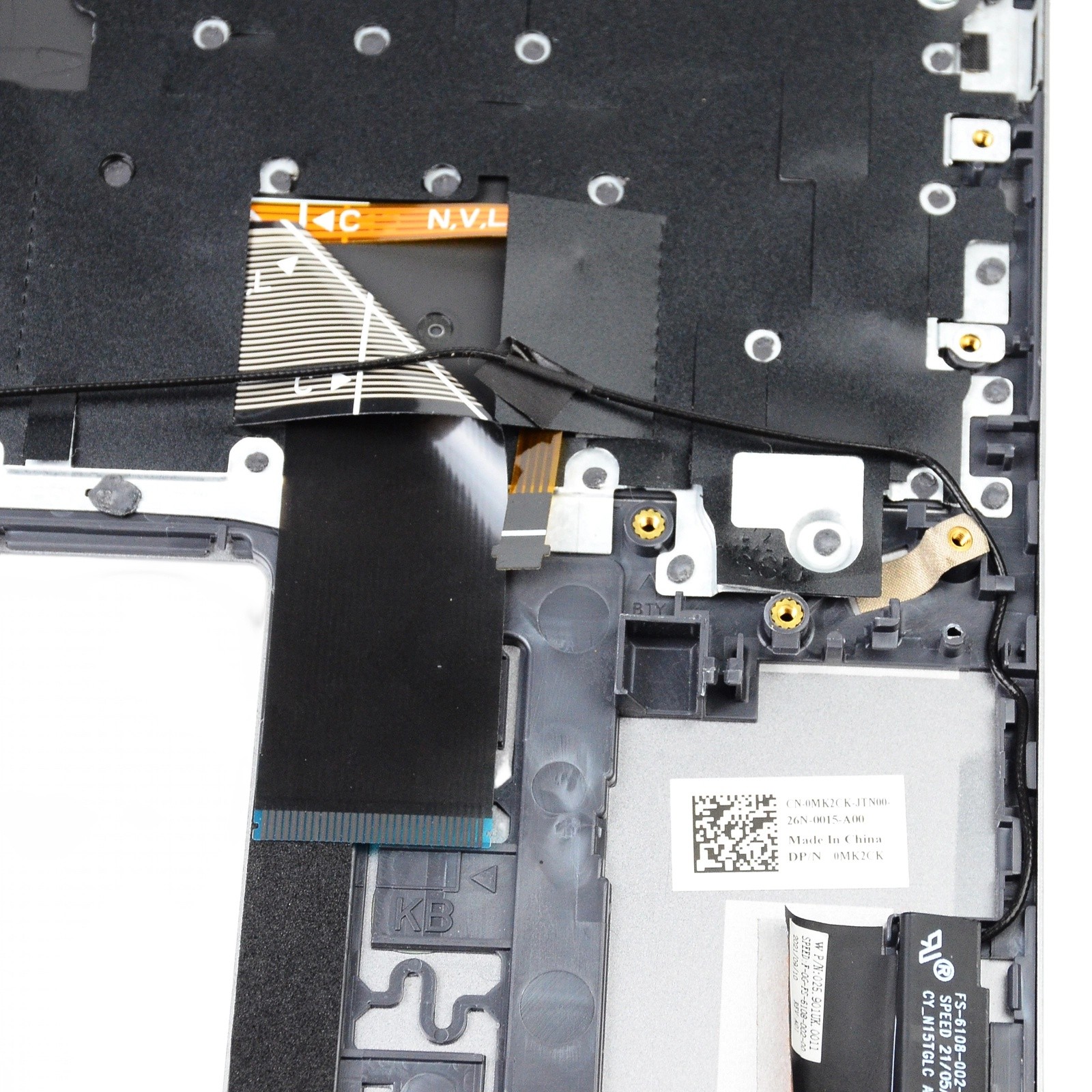 New For Dell Inspiron 15Pro 5510 5515 Palmrest with Keyboard 06P0TG 15.6″