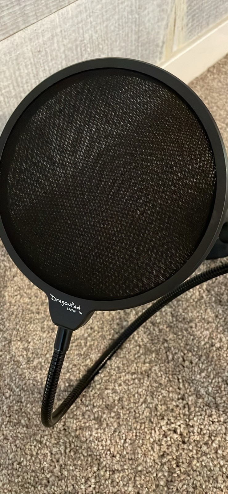 Blue Yeti Boom with microphone and pop filter
