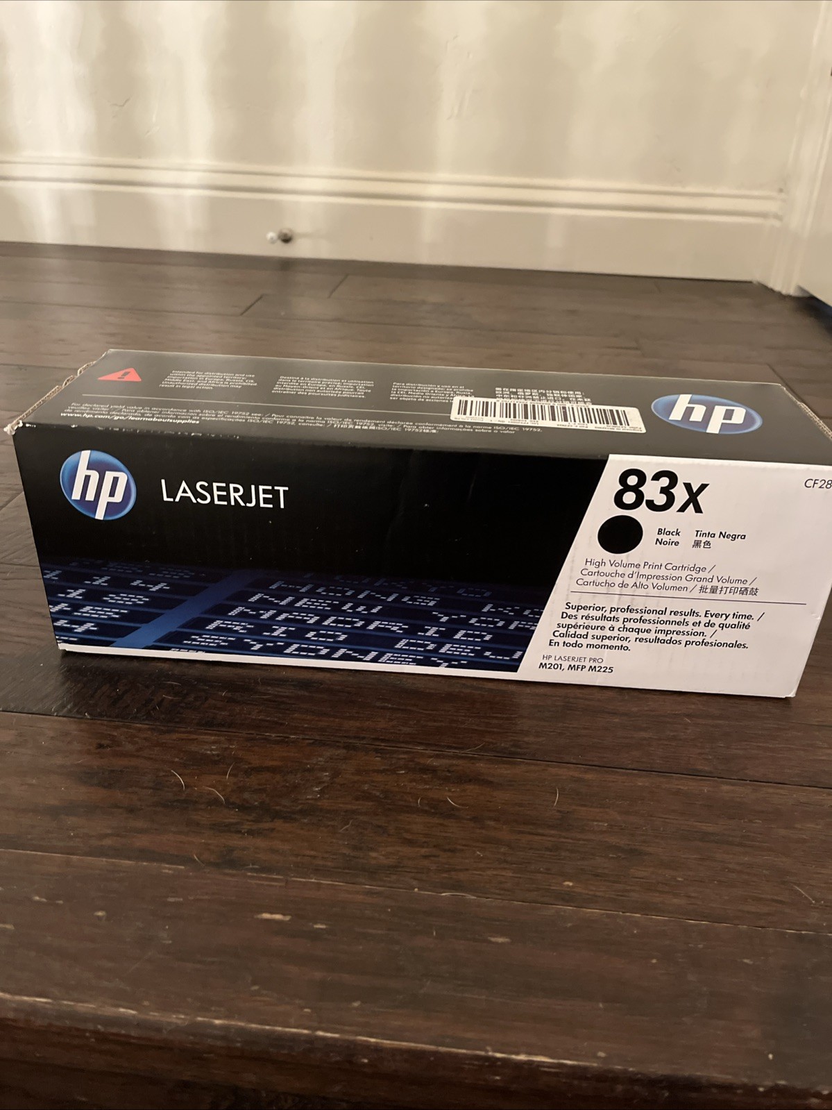 Genuine HP 83X Black CF283X High Volume Print Toner Cartridge NEW Factory Sealed