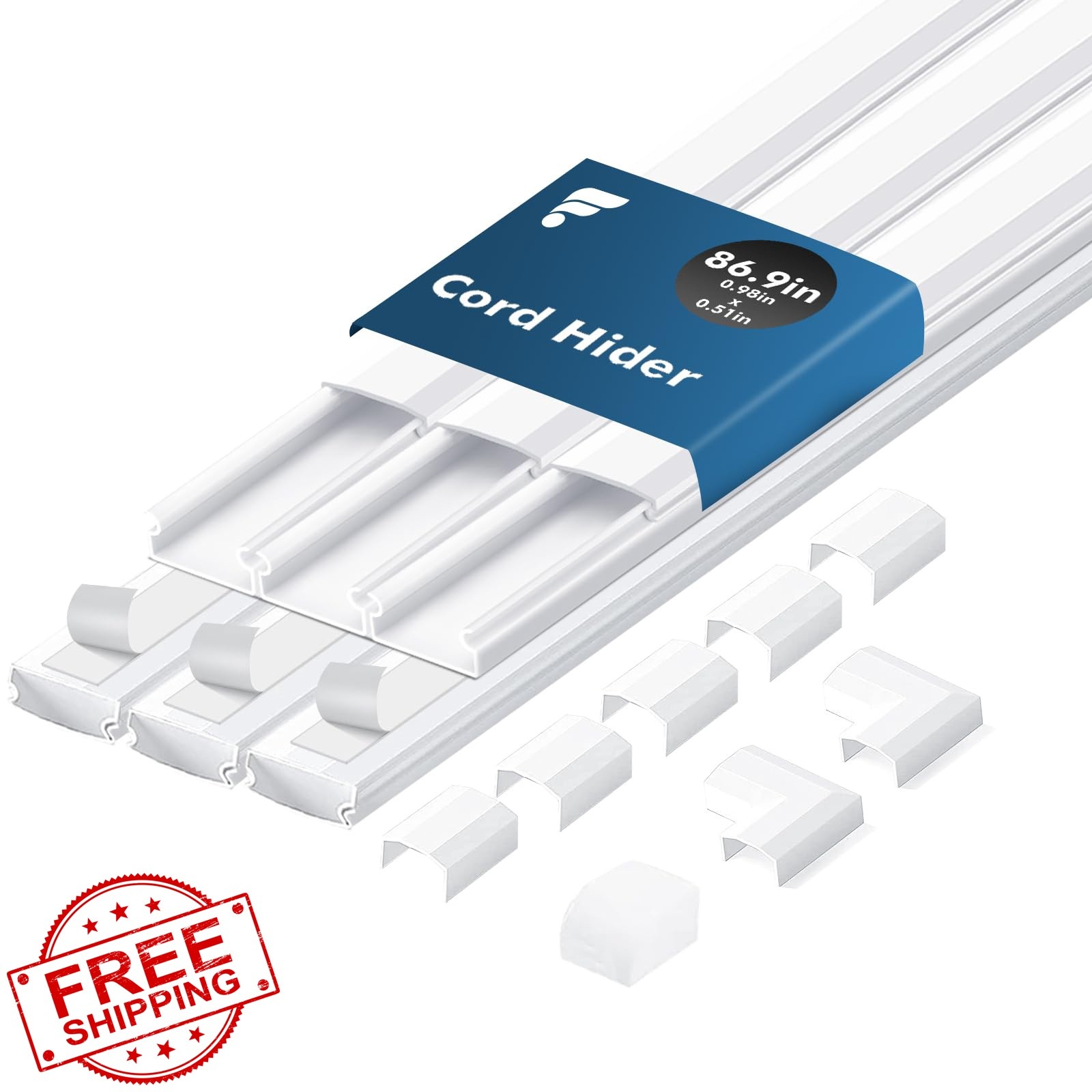 shinfly Cord Hider Kit 14.5in 6-Pack White