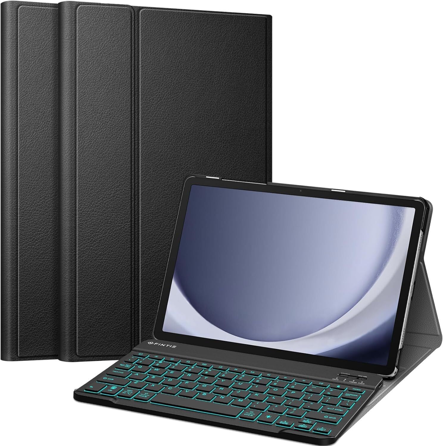 7Color Backlit Keyboard Case for Samsung Galaxy Tab A9+ 11 Inch Slim Stand Cover