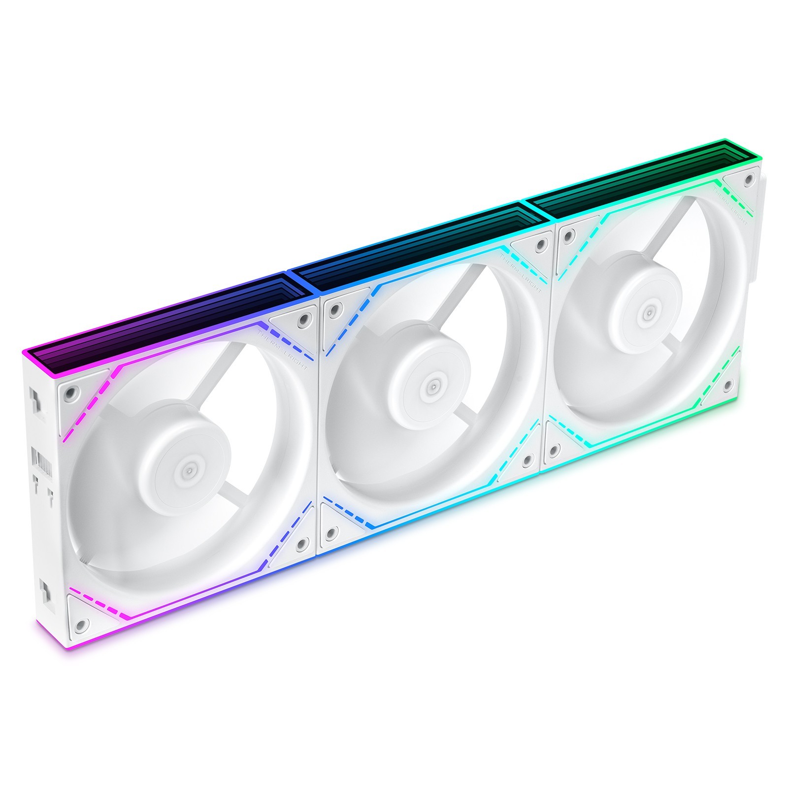 Thermalright TL‑M12QRW 3-Pack Quiet 12CM PC Cooling Fans with PWM Reverse Blade