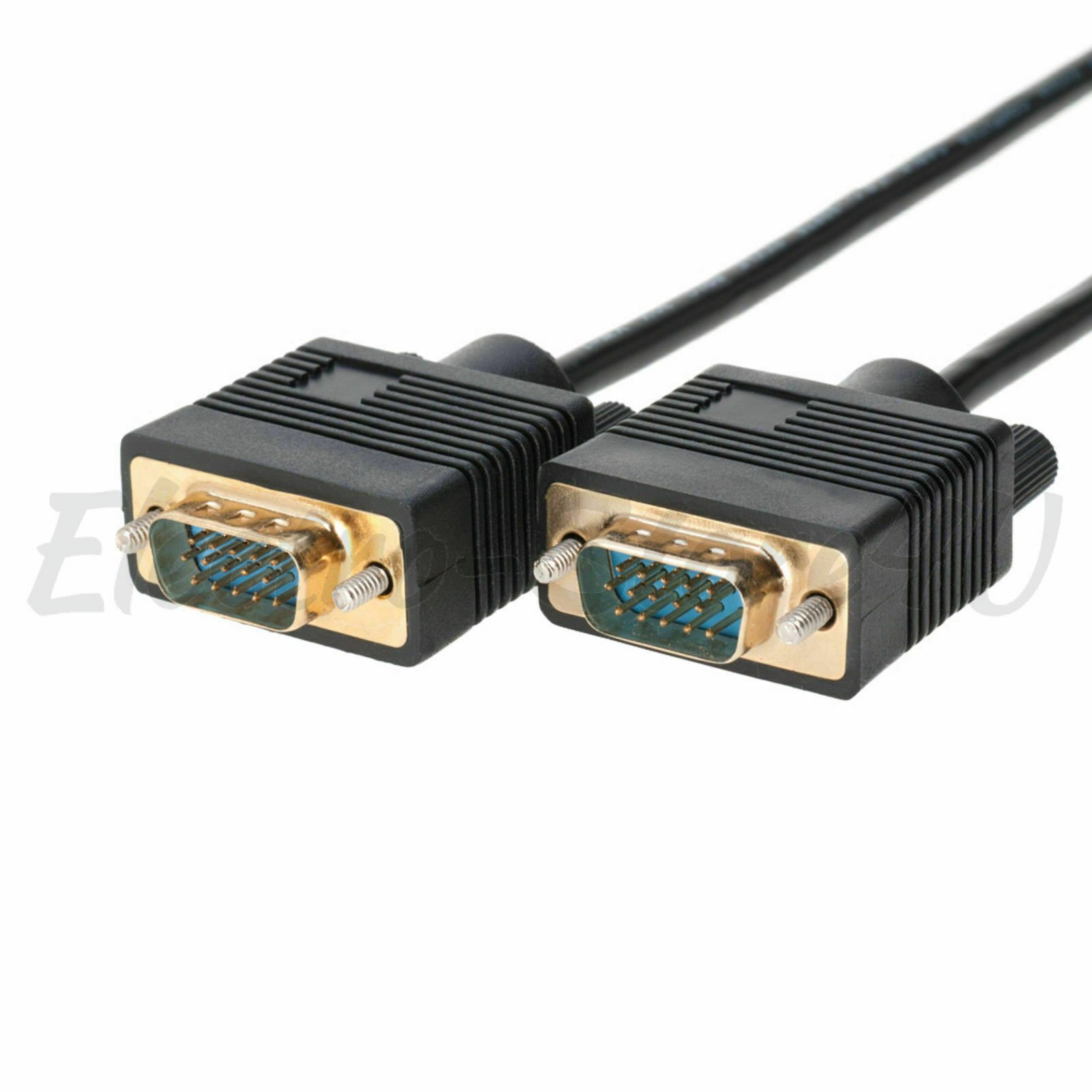 SVGA Super VGA Male Monitor Cable 3ft 6ft 10ft 15ft 25ft 30ft 50ft 100ft Lot