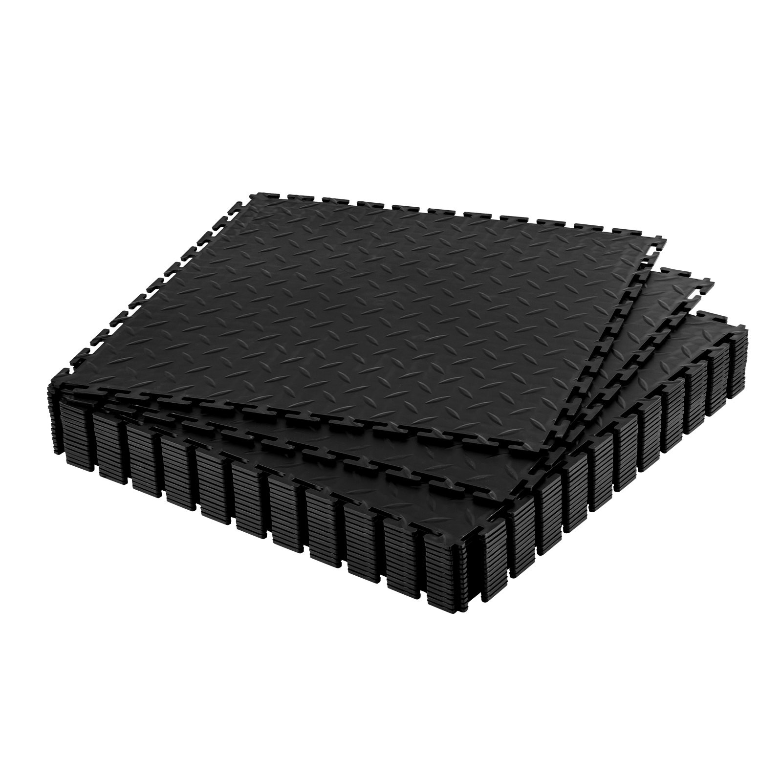 Garage Floor Tiles Interlocking, 16 Pack 20.2 x 20.2 x 0.2 in Interlocking Modul