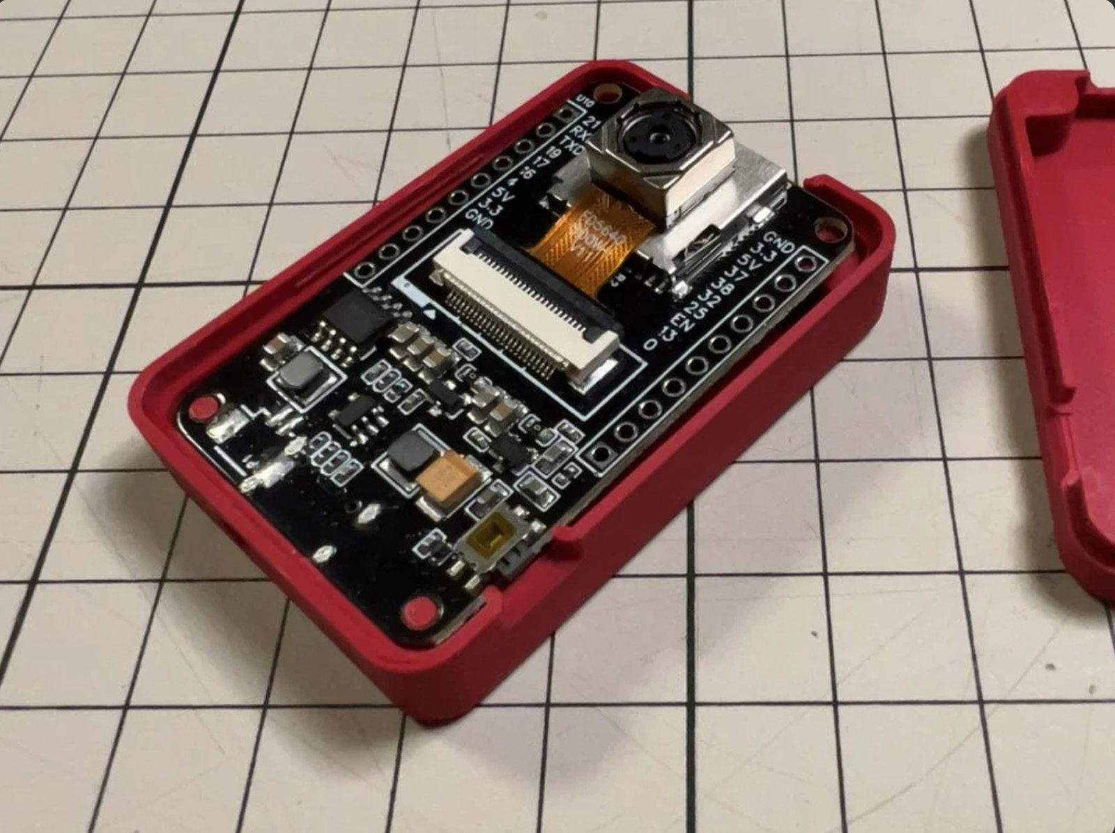 3D Printed Case Enclosure for ESP32-CAM OV5640