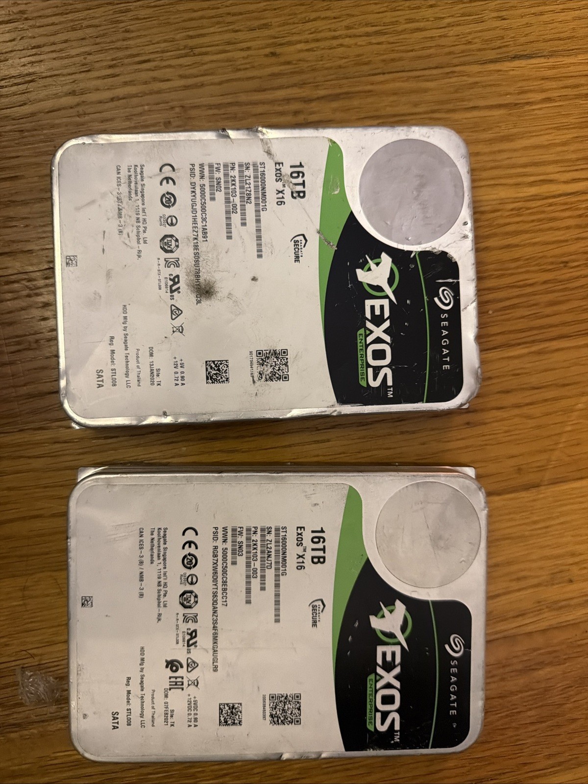 Seagate EXOS Enterprise X16 | 16TB | 3.5″ SATA 6Gb/s HDD | ST16000NM001G