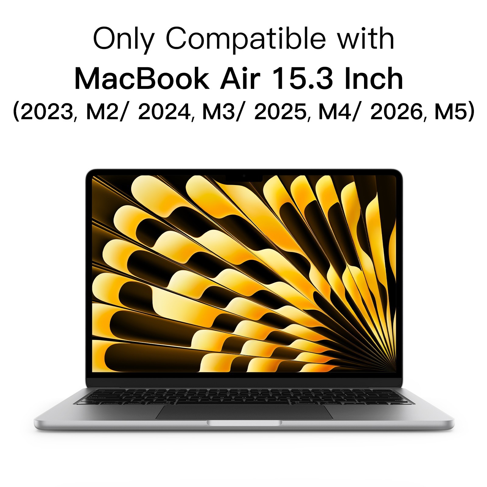 JETech Screen Protector for MacBook Air 15.3-Inch (2024/2023, M3/M2), 2-Pack