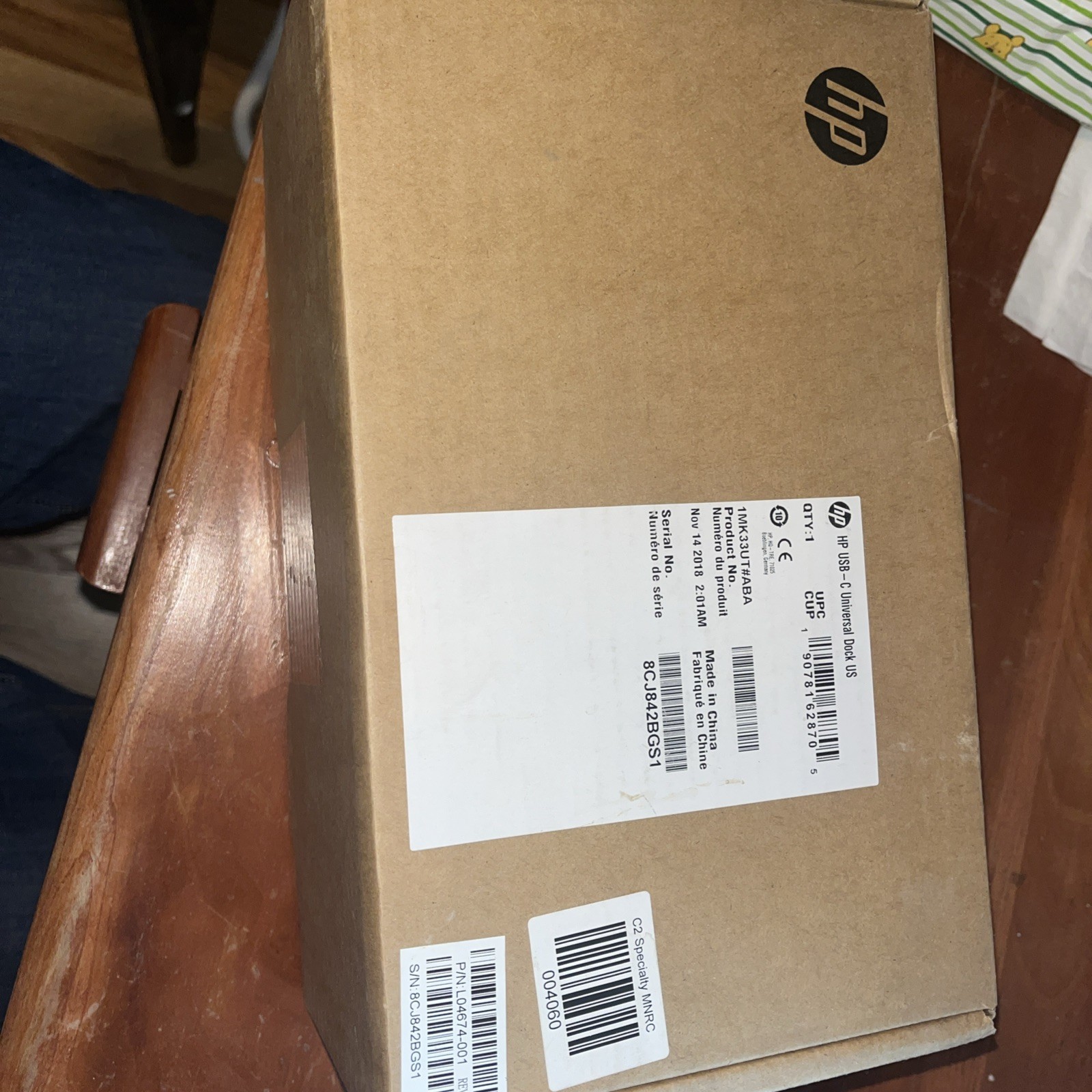 HP 1MK33UTABA Docking Station
