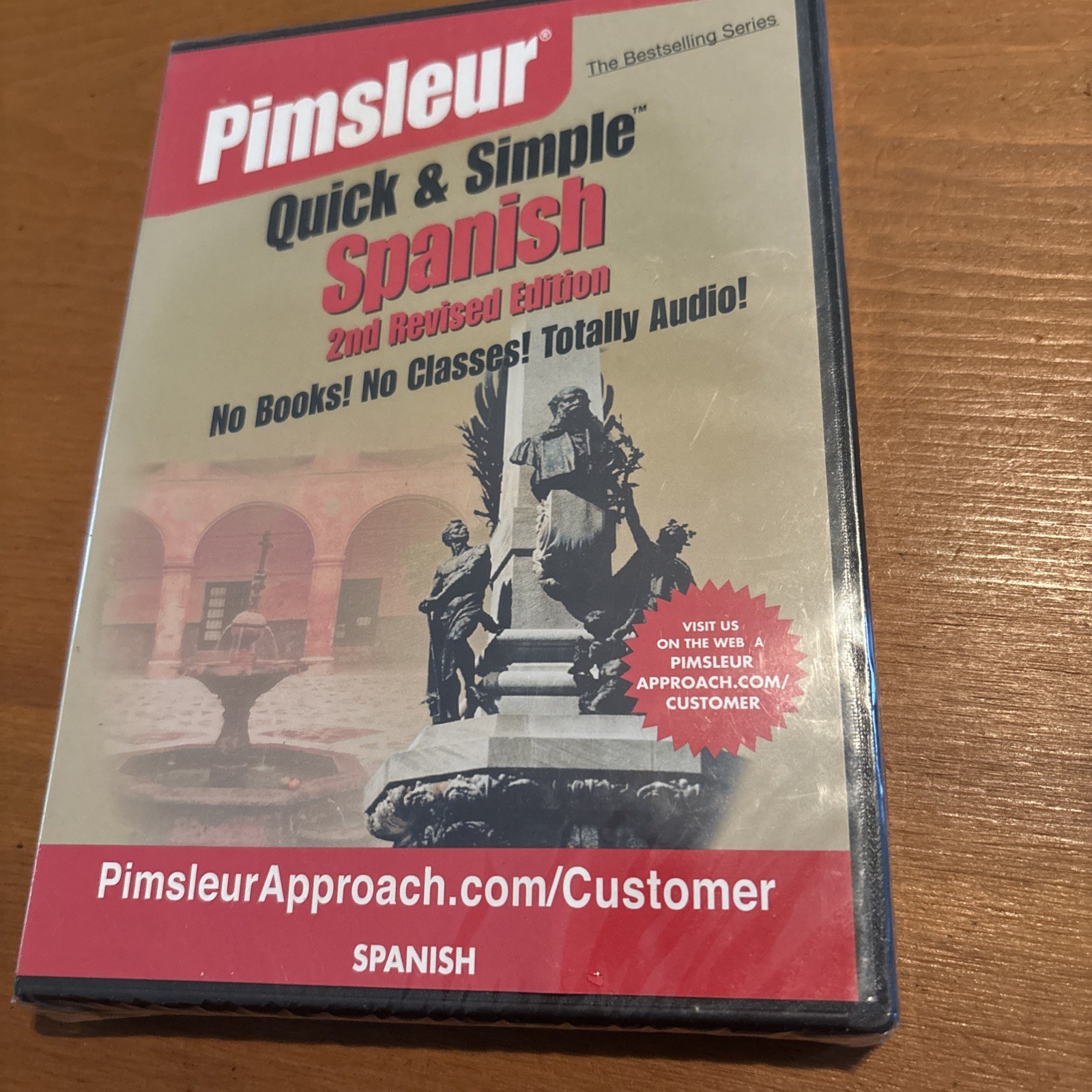SPANISH by PIMSLEUR QUICK AND SIMPLE (4 DVD DISCS) BRAND NEW! SEALED! FS