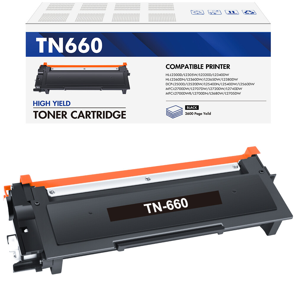 1 Pack TN660 TN630 Toner Compatible With Brother HL-L2340DW HL-L2360D HL-L2380DW