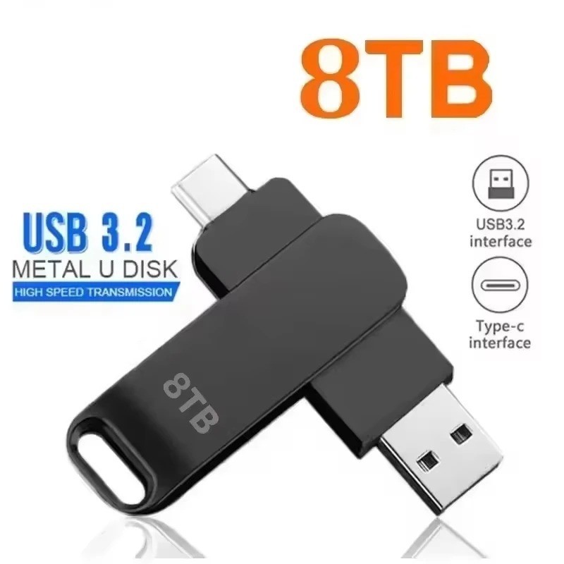 Xiaomi 16TB USB 3.2 Flash Drive High-Speed Metal Waterproof Pendrive Memory Card
