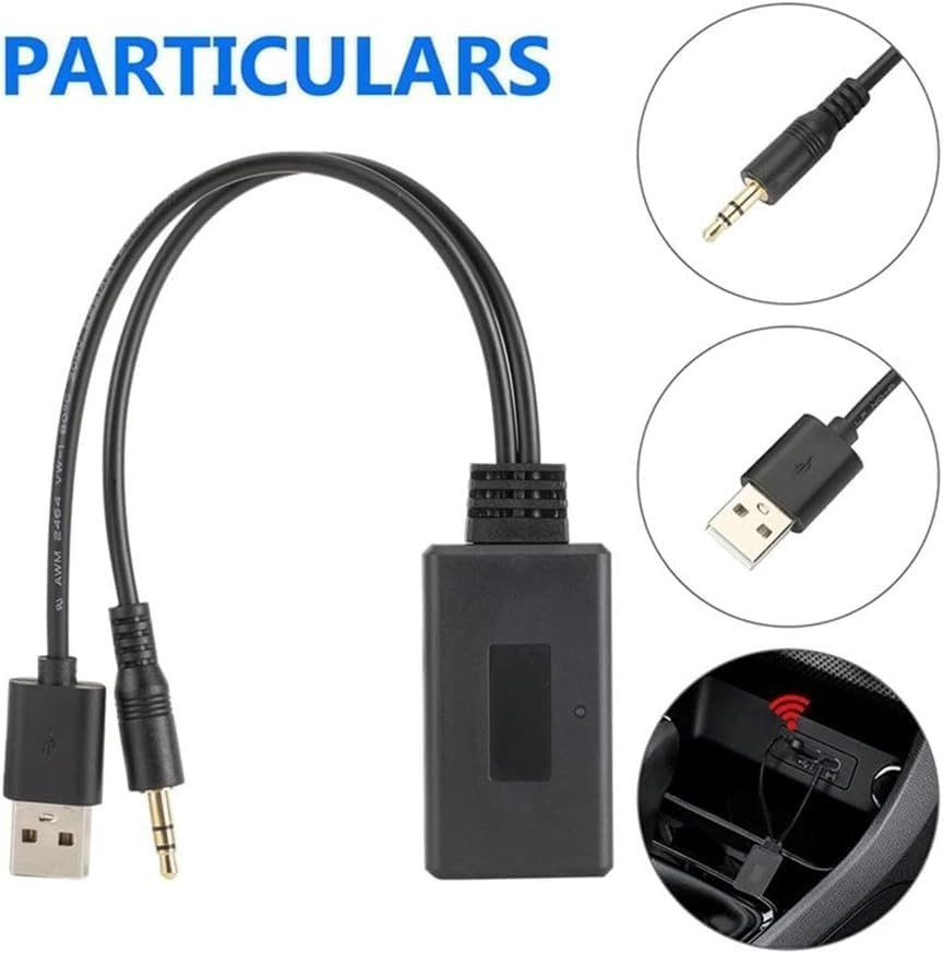 Bluetooth AUX USB Interface Adapter for BMW, Peugeot, Hyundai, Kia – Wireless A2