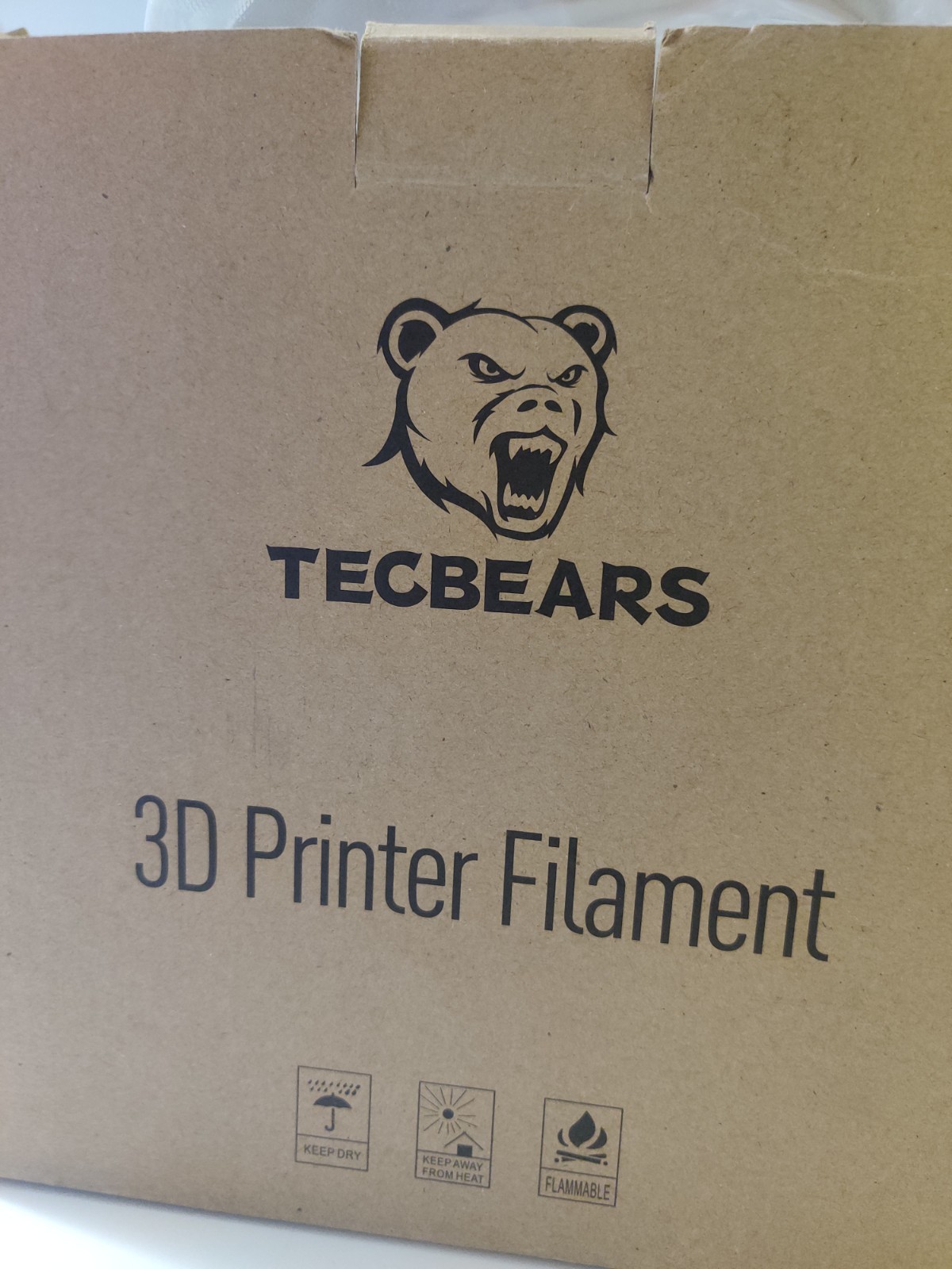 TEC BEARS 3D PRINTER FILAMENT NEW IN BOX 1 kg 2.2 LBS blue 0.02 mm