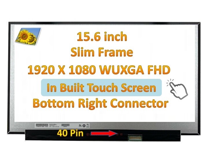 New 15.6″ FHD IPS Touch Screen LCD LED For Acer P/N KL.CB515.1HT