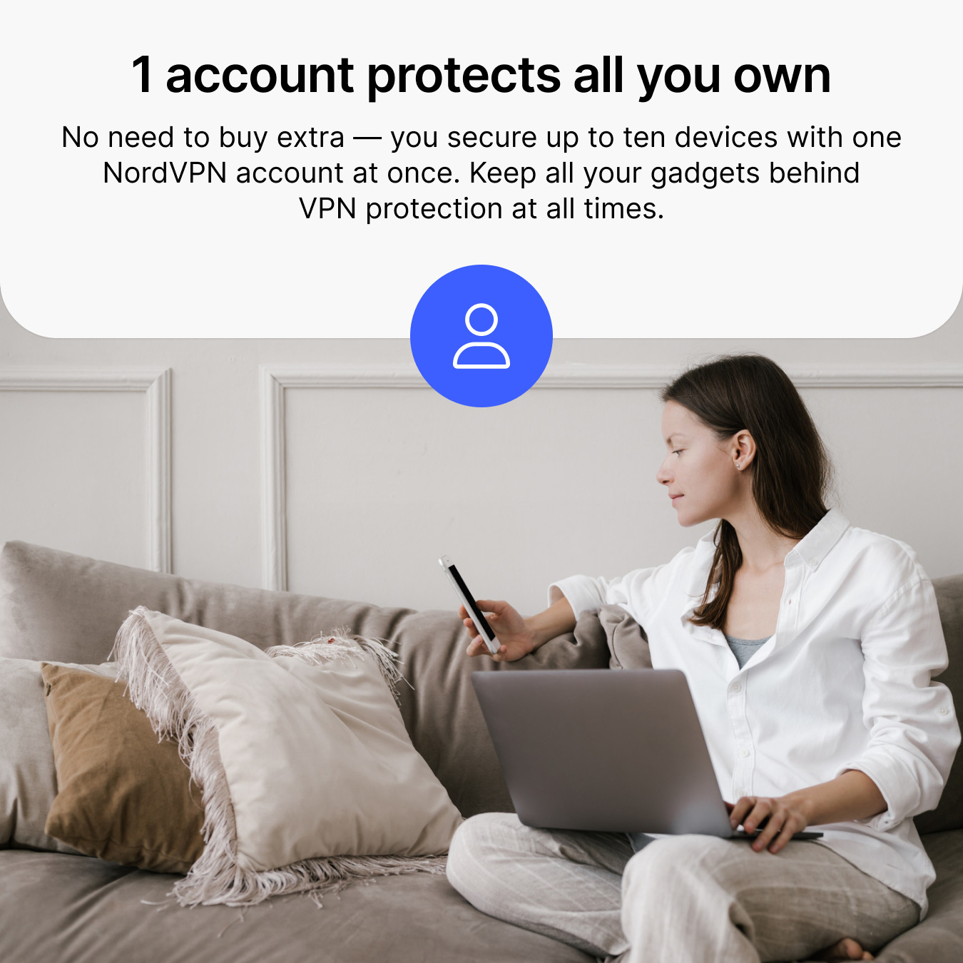 NordVPN Standard – 2-Year VPN & Cybersecurity Software for 6 Devices
