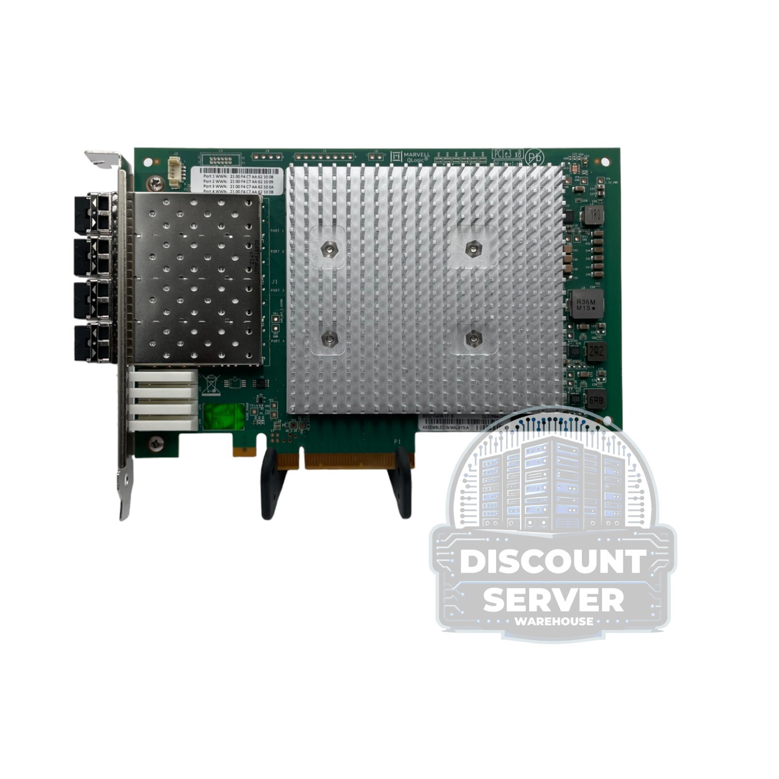 Dell QLogic QLE2694 4x 16GB Fibre Channel Host Bus Adapter PCIe Adapter HCWVX