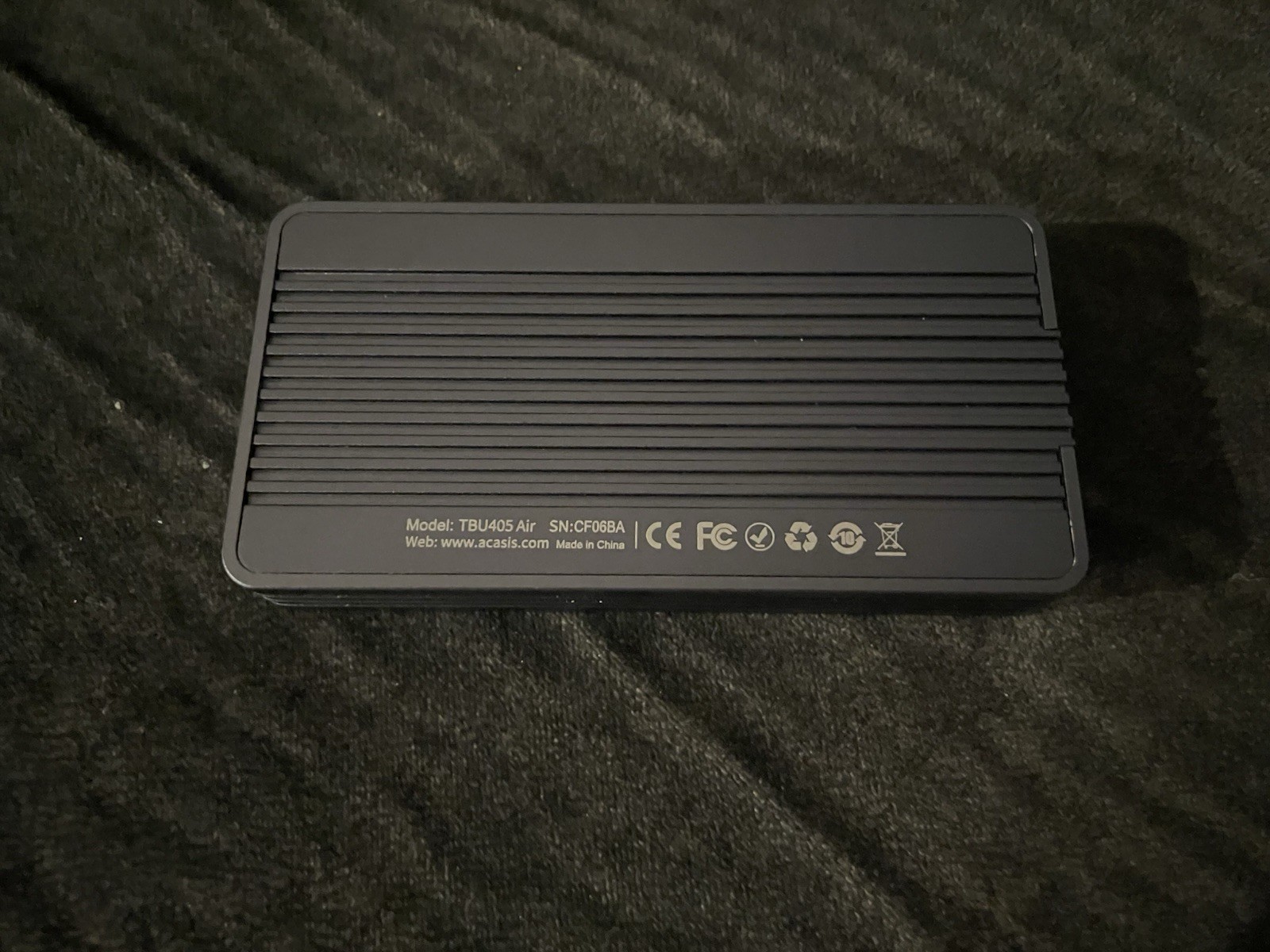 Acasis 40Gbps M.2 NVMe SSD Enclosure Compatible with Thunderbolt 4/3