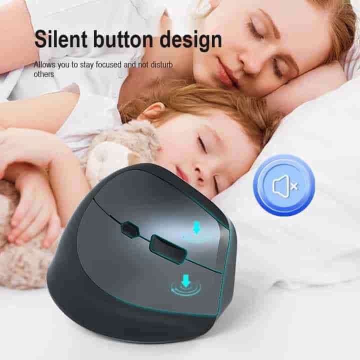 HZCZ-00501 Wireless Mouse Ergonomic Vertical Silent Bluetooth Rechargeable