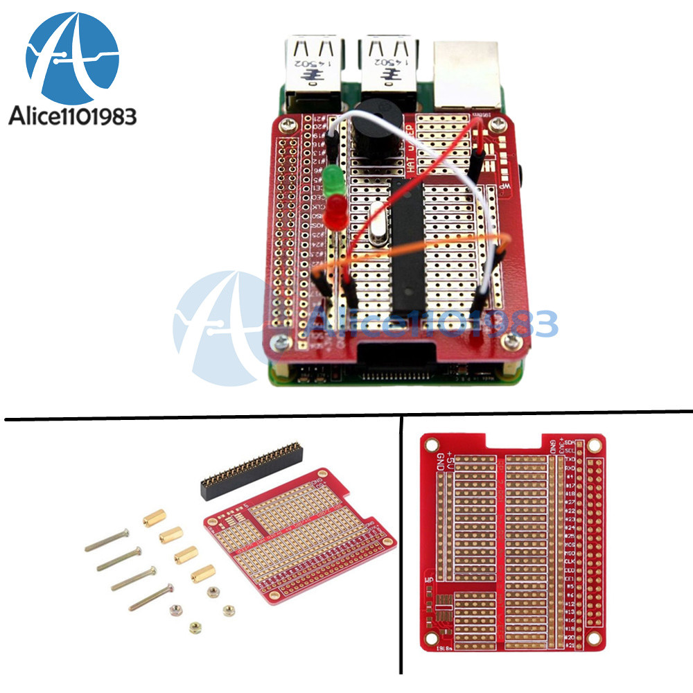 DIY Prototyping Hat Shield Hole Plate Kit for Raspberry Pi 2 Model B A+/B+