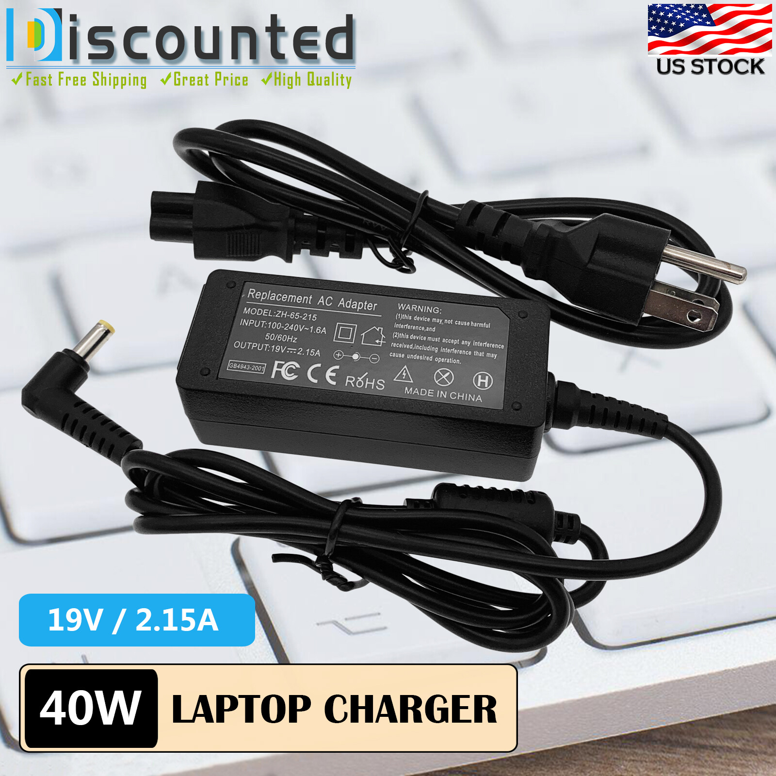AC ADAPTER CHARGER SUPPLY For GATEWAY lt2032u LT25 LT27 LT3118u LT3105g PAV80