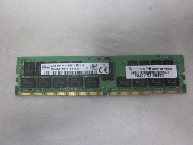 768GB SK Hynix (32GBX24) DDR4 2Rx4 PC4-2400T-RB2-11 Server RAM HMA84GR7AFR4N-UN