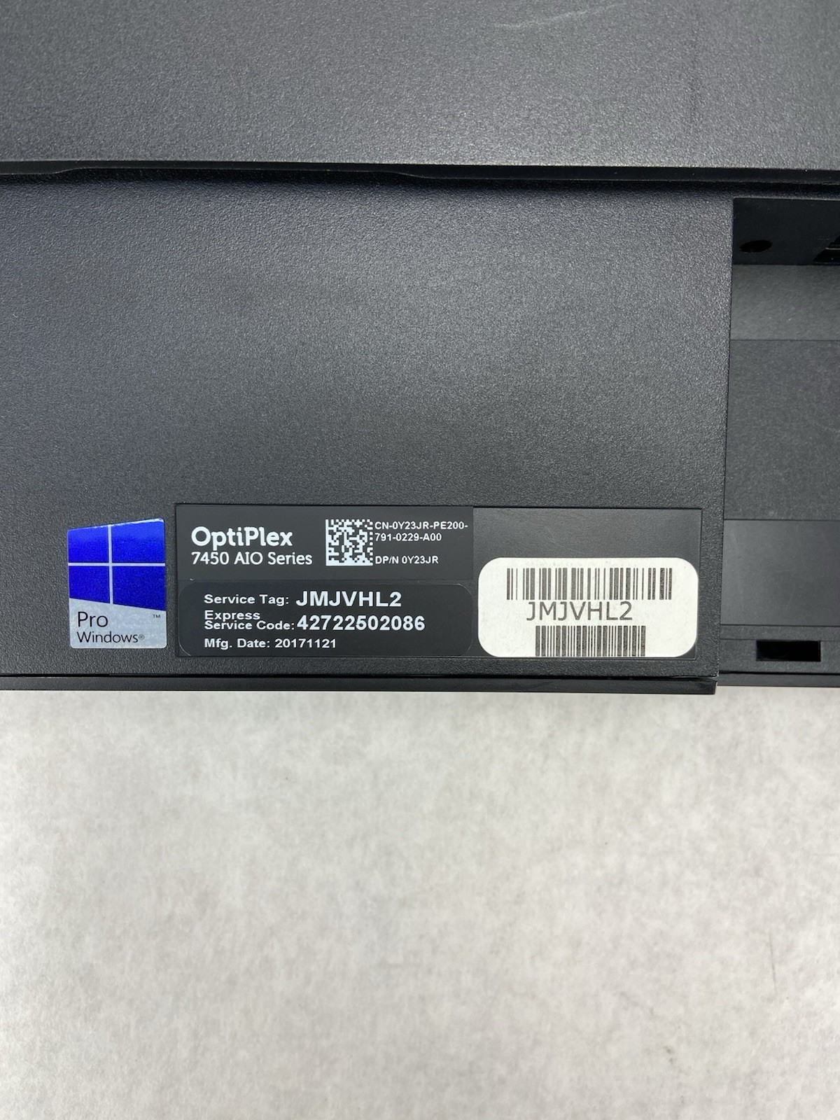Dell Optiplex 7450 AIO Intel Core i5-6500 3.2GHz 8GB RAM No HDD No OS