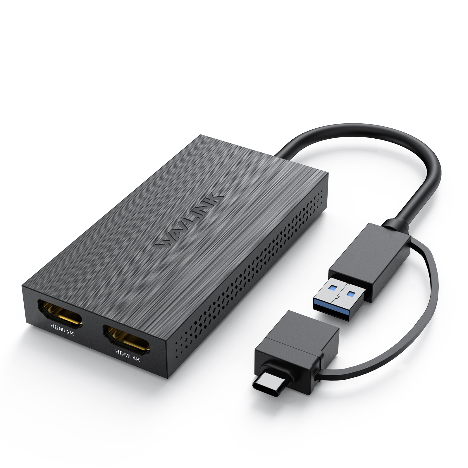 Wavlink USB 3.0 to HDMI Display Adapter USB A or USB C to HDMI for Dual Monitors