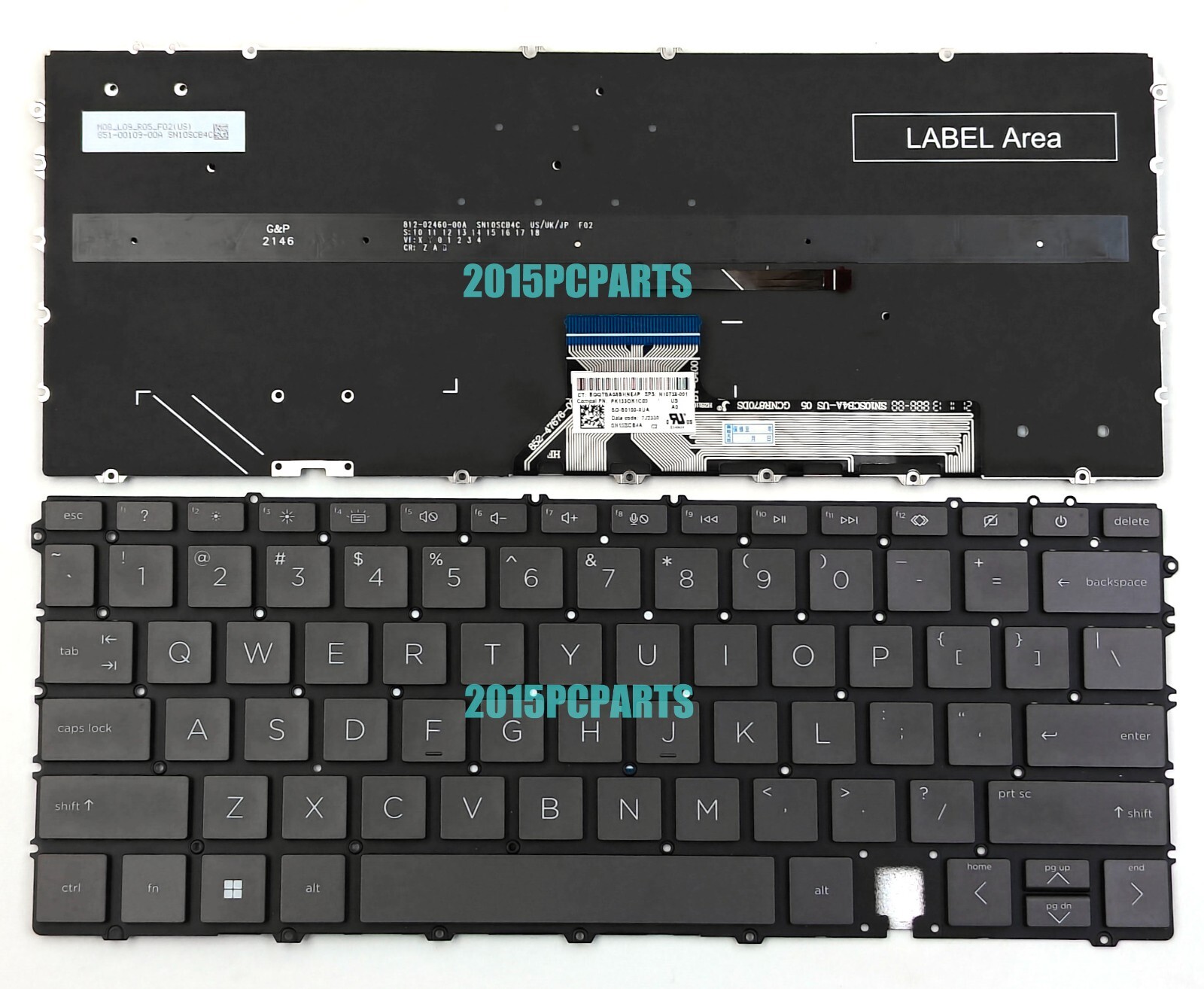 New for HP Spectre x360 14-EF 14-EF0013DX 14-EF2013DX Keyboard Backlit US