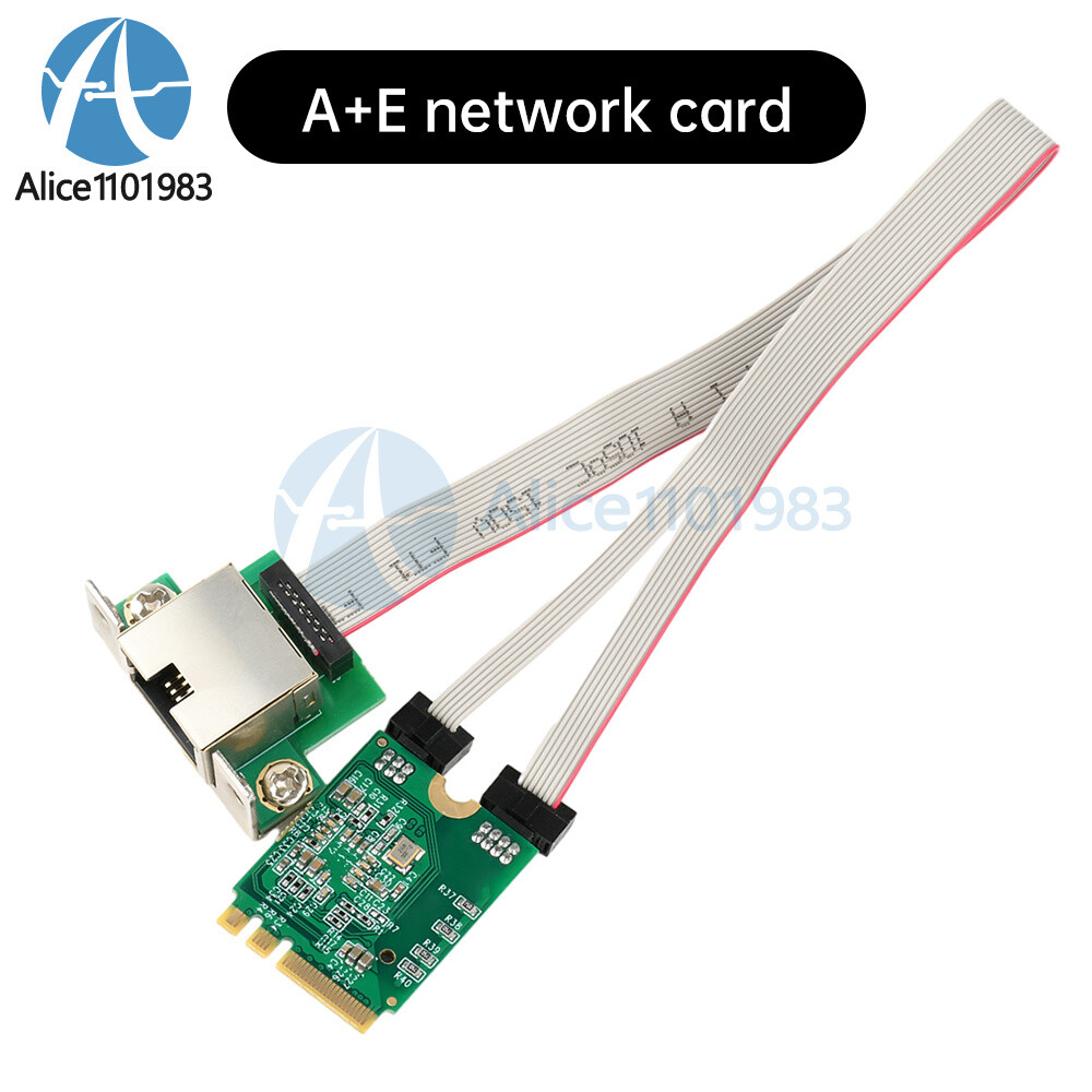 M.2 Key A+E/PCI-E 2.5G Gigabit Ethernet Network Lan Card 1000Mbps RTL8125BG Chip