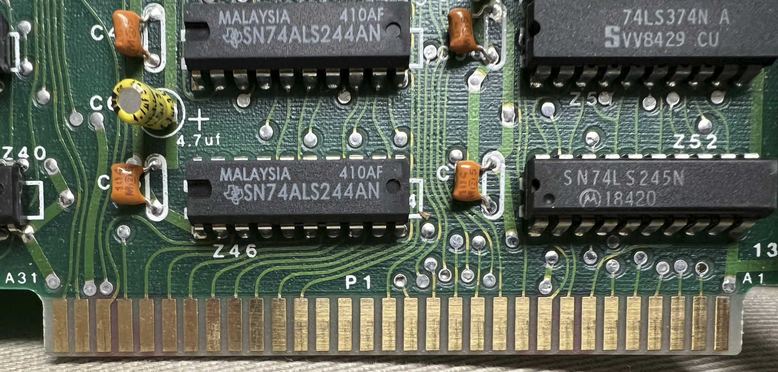 PERSYST Monochrome Display Adapter 8-bit ISA Video Card for IBM: No 12-10068-01
