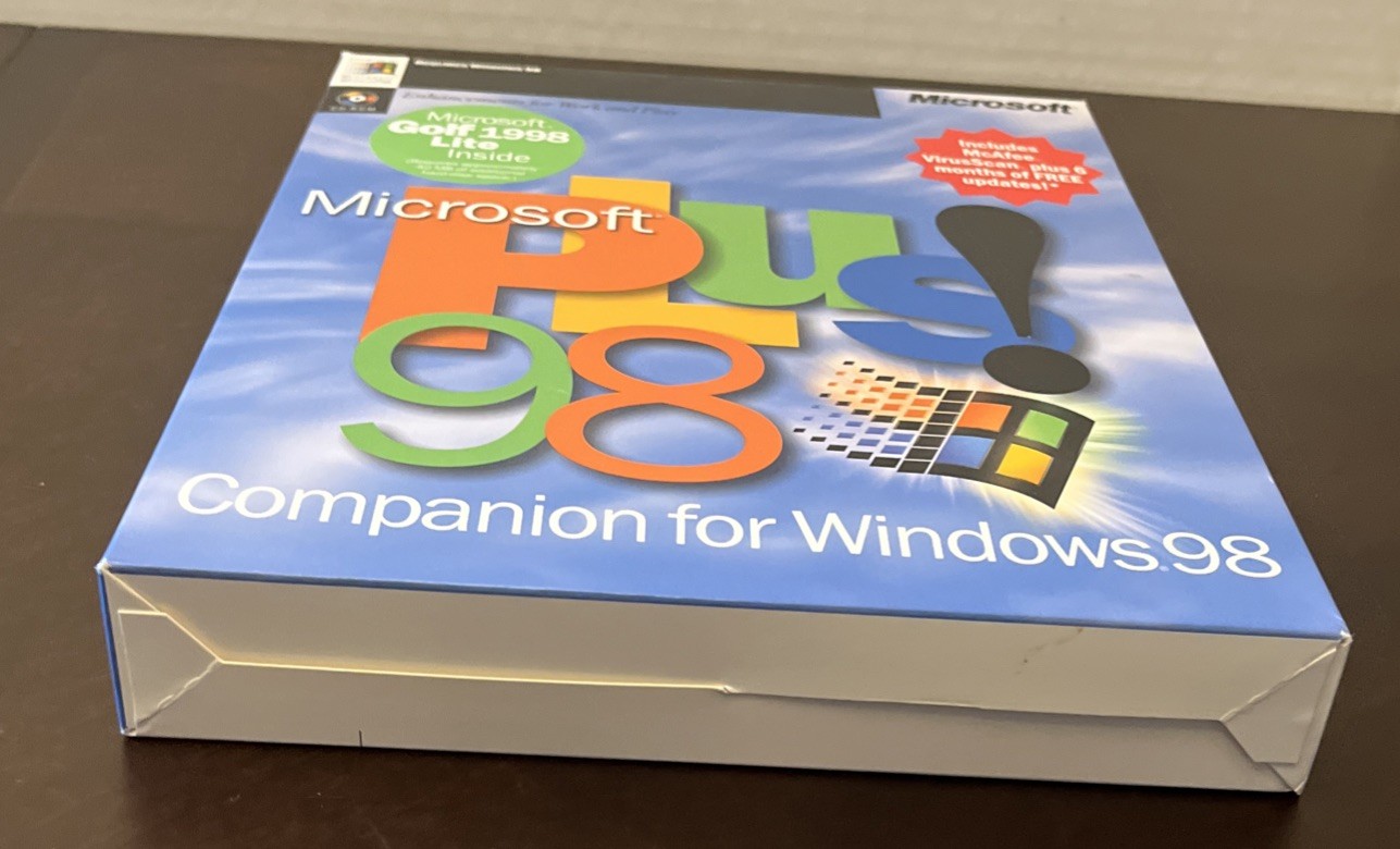 Microsoft Plus! 98 Companion For Windows 98 CD-ROM With Original Box