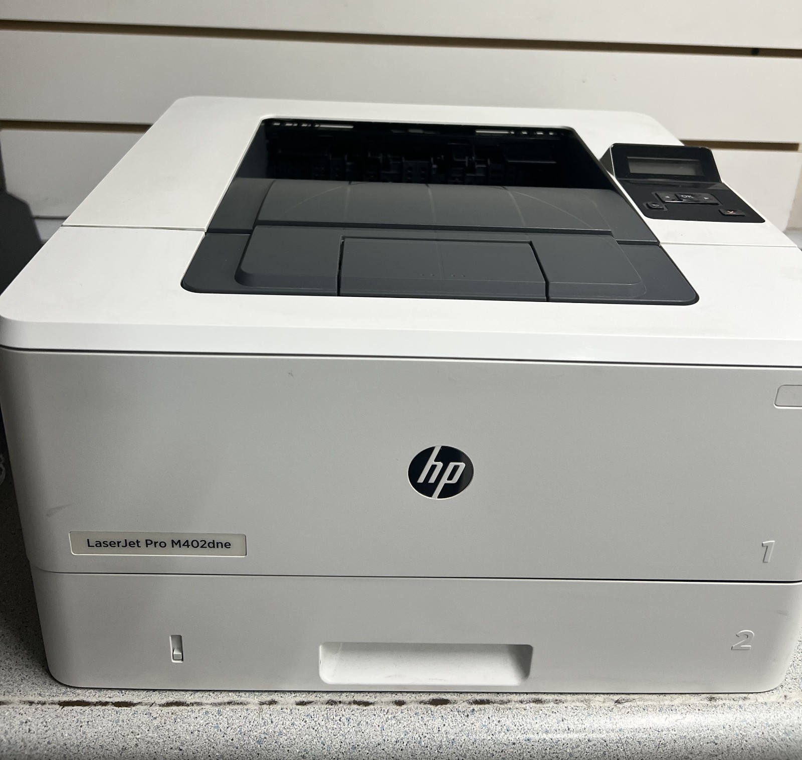 HP LaserJet Pro M402dne B&W Laser Printer. Only 9500 prints on it