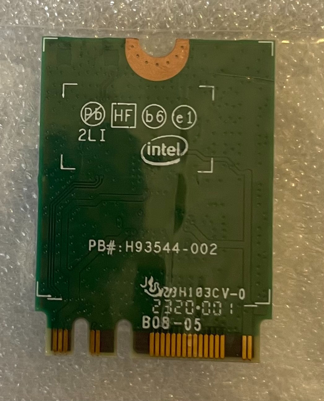 Genuine Intel® AC 8265NGW Dual Band 867Mbps 5Ghz Bluetooth 4.2 Wifi 5 802.11ac