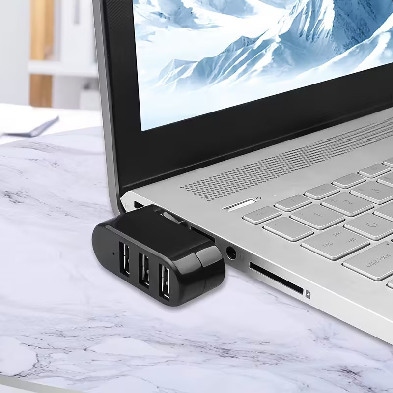 2× 3 Port High Speed USB 3.0 Multi HUB Splitter Expansion Desktop PC Laptop lot