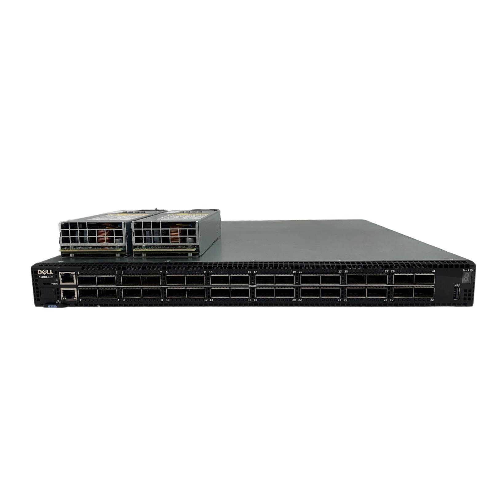 32 Port 40GbE QSFP+ Dell VXLAN SONiC Open Source Switch Broadcom Trident 2x PSU