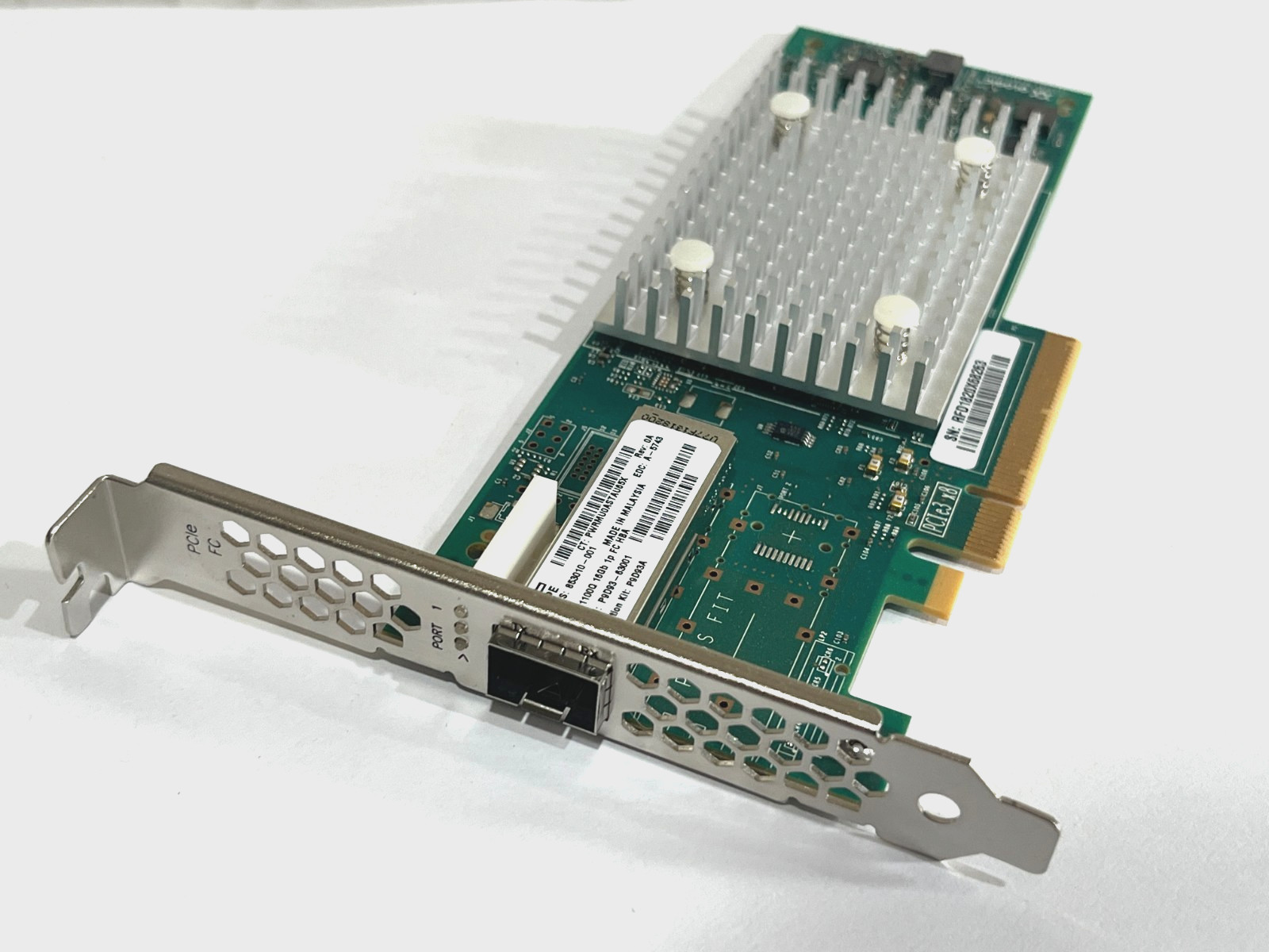 HPE QLE2690-HP SN1100Q 16Gb One-Port FC HBA 853010-001 P9D93A Full Profile