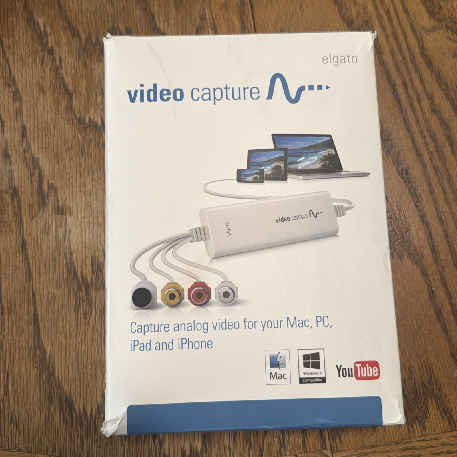 Elgato Video Capture Analog to Digital USB Mac PC iPad iPhone