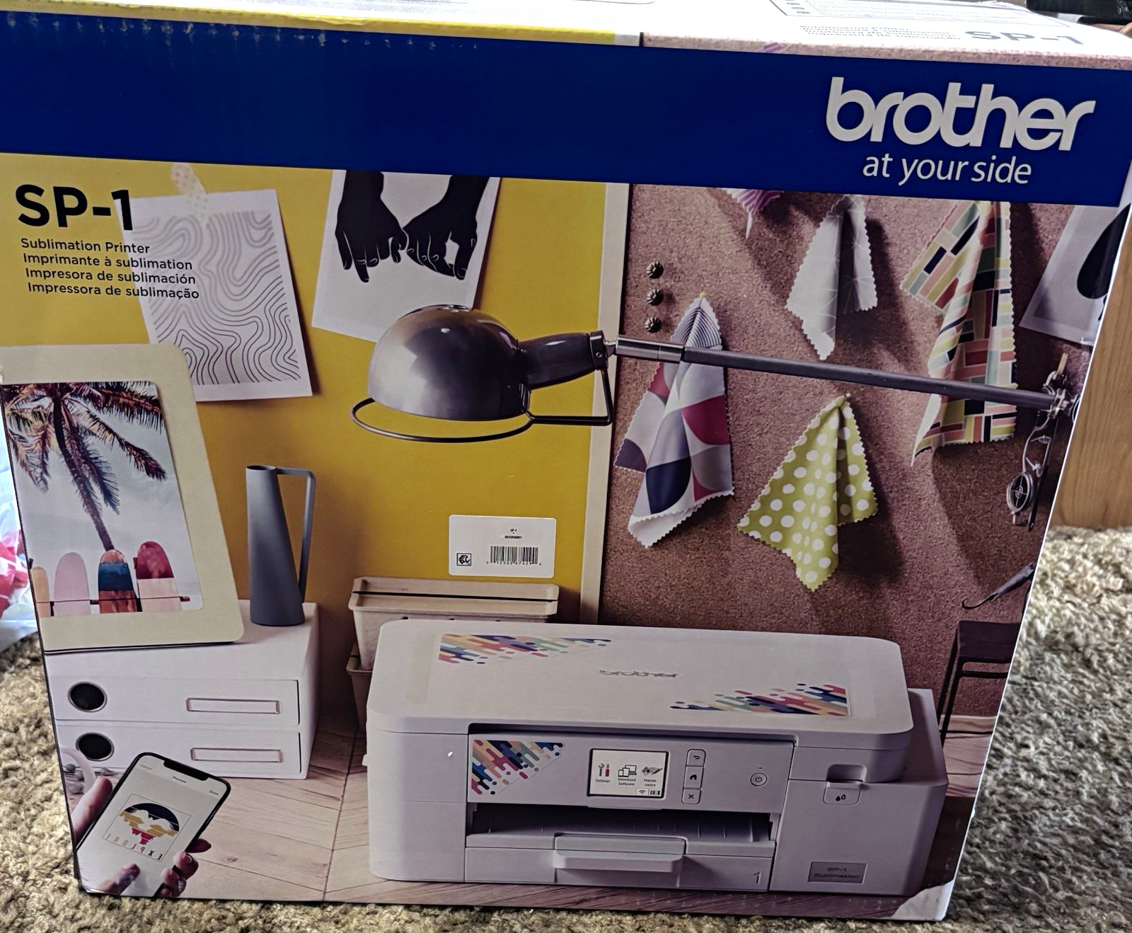 Brother SP-1 Dye Sublimation Color Printer, Wireless Connectivity