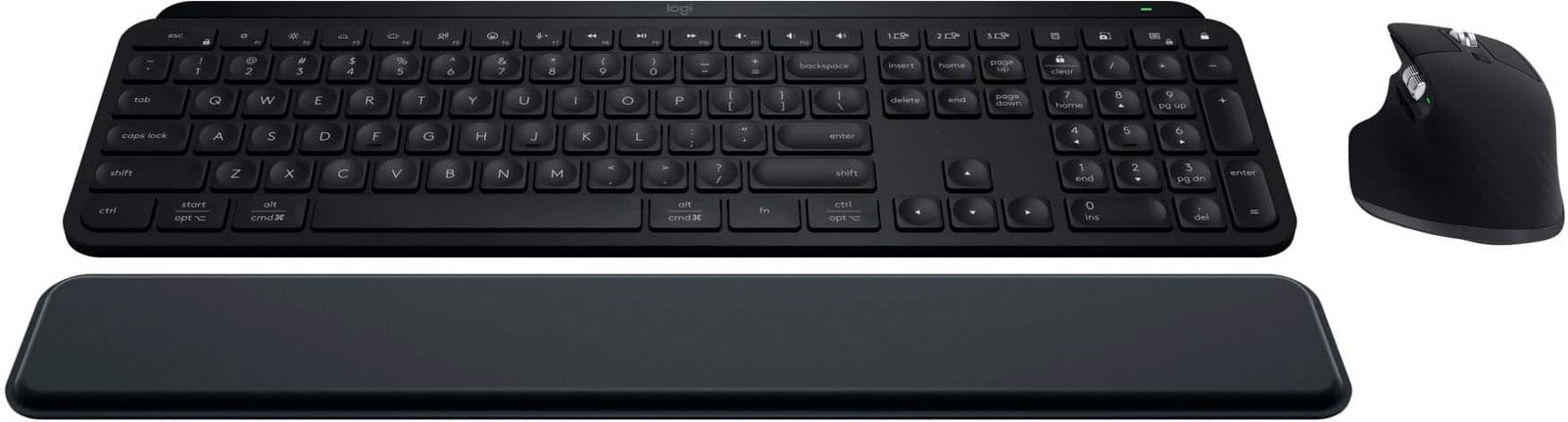 Logitech MX Keys S Combo Advanced Wireless Scissor Keyboard Mouse Bundle