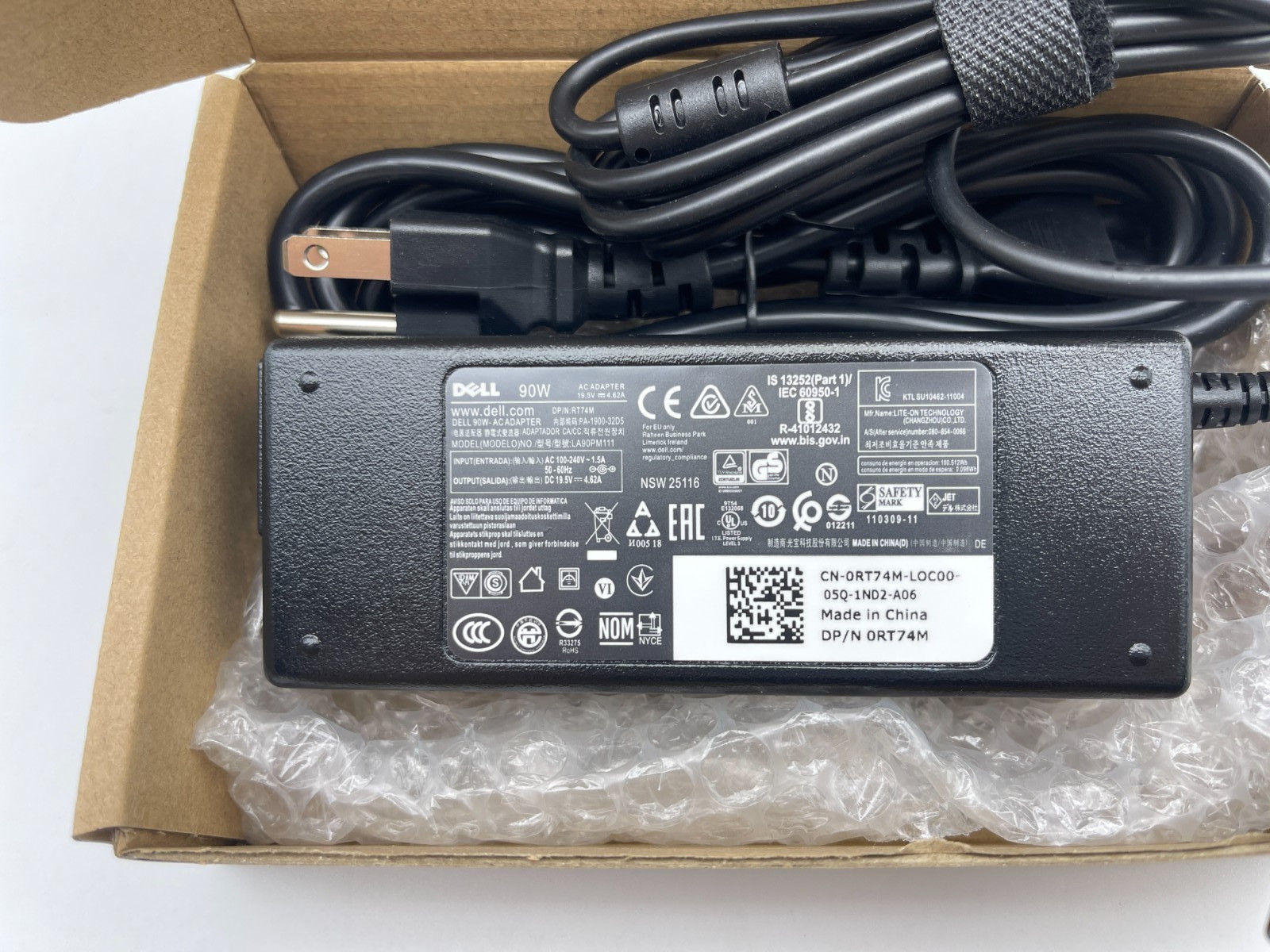 Genuine 90W Adapter For Dell OptiPlex 7040 7050 7060 7070 7080 Micro Desktop NEW