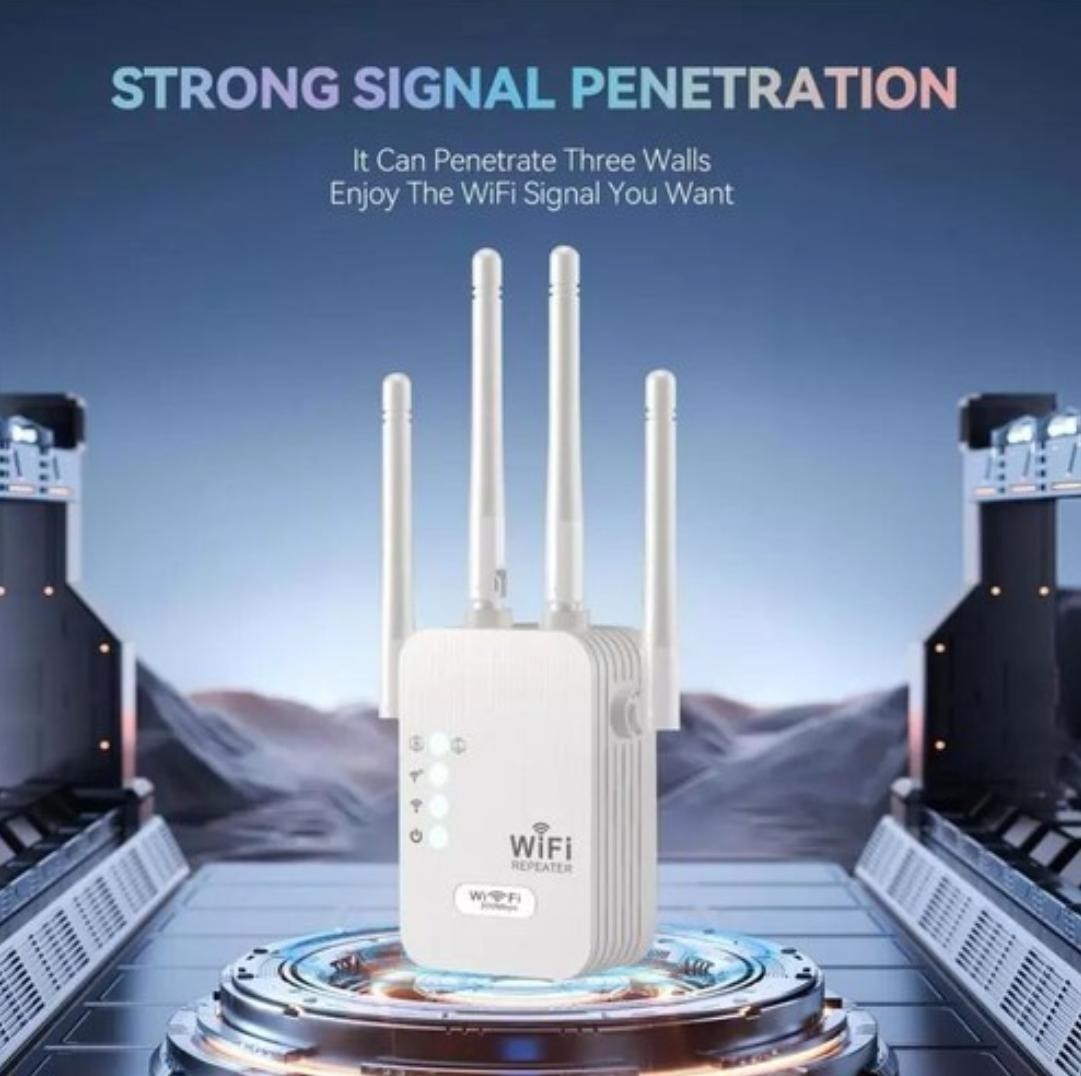 WiFi Extender Booster Repeater for Home & Outdoor Wireless Strong Penetrability