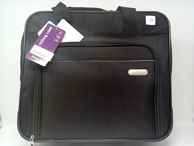 Targus Rolling Laptop Case 1200D Polyester 16-1/2 X 7-1/2 X 14 Black, TBR003US