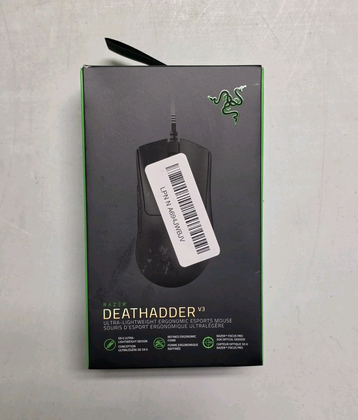 Razer DeathAdder V3 Wired Gaming Mouse Black RZ01-04640100-R3U1