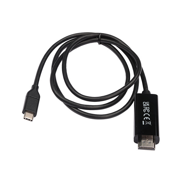 NEW USB-C Male to HDMI 2.0 Male 21.6 Gbps 4K UHD 1m 3.3ft (V7UCHDMI-1M)