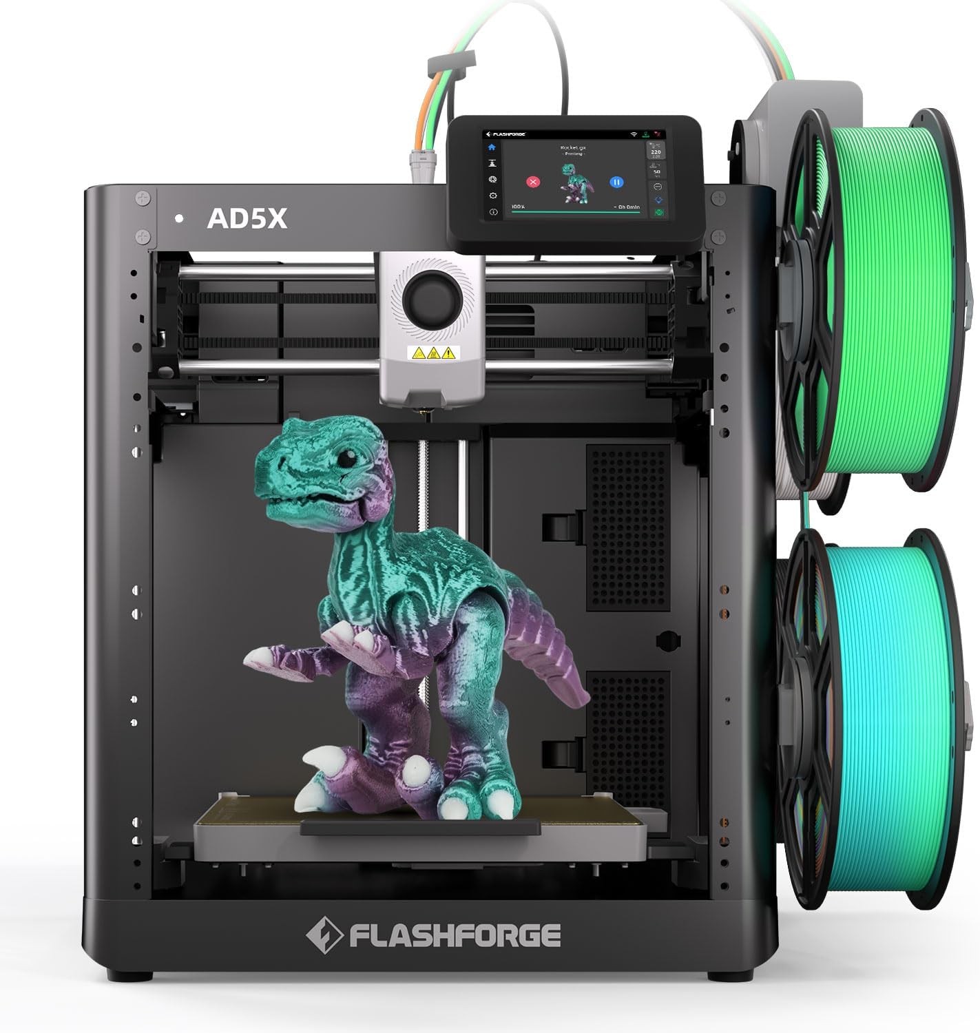 Flashforge AD5X Multi-Color Printing 3D Printer w/Max 600mm/s High-Speed Core XY