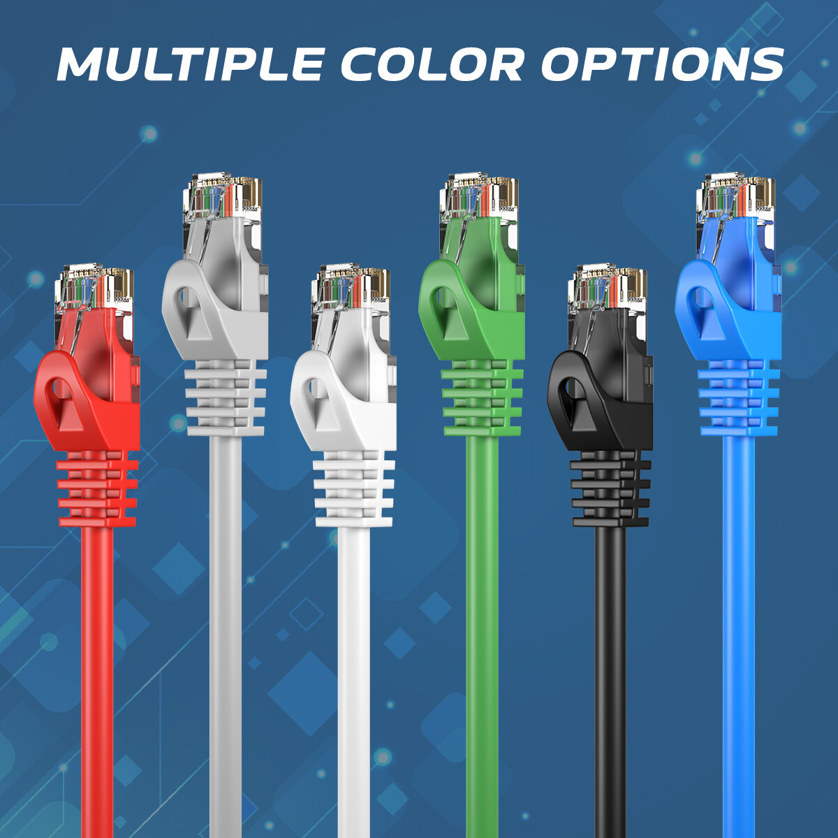 Cat6 Ethernet Cable Network Wire Internet Patch 3ft 6ft 10ft 20ft 30ft 50ft LOT