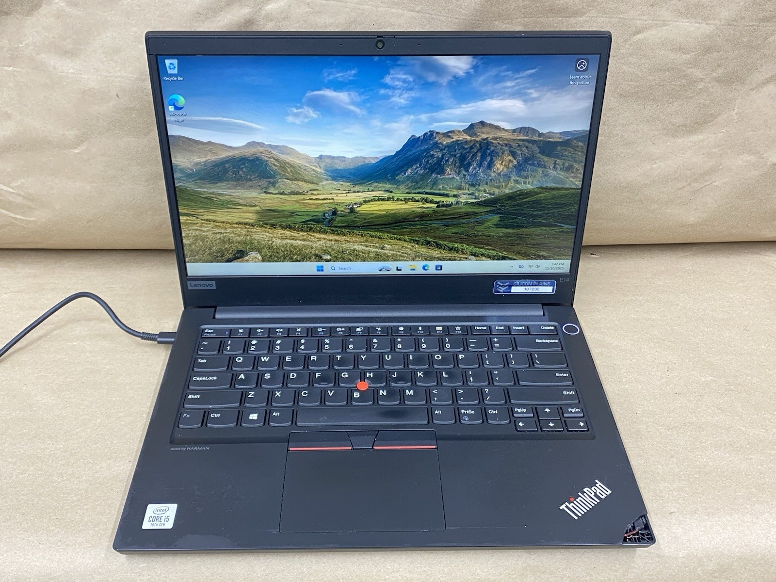 Lenovo X13 Yoga Gen 1 – 14″ FHD i5-10210U – 8GB – 256GB – Win 11 – NO Battery