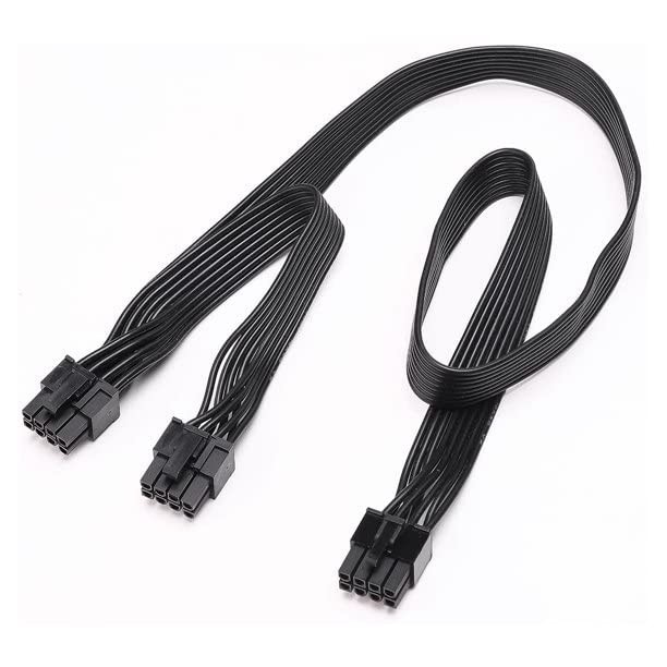8 Pin Male to Dual PCIe 2X 8 Pin (6+2) Male Power Adapter Cable